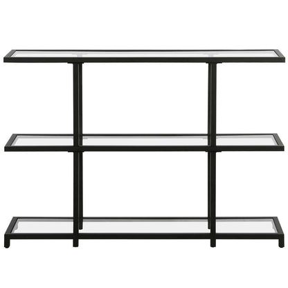 Hudson & Canal - Greenwich 42in Wide Rectangular Console Table in Blackened Bronze - AT1284 veiw 3