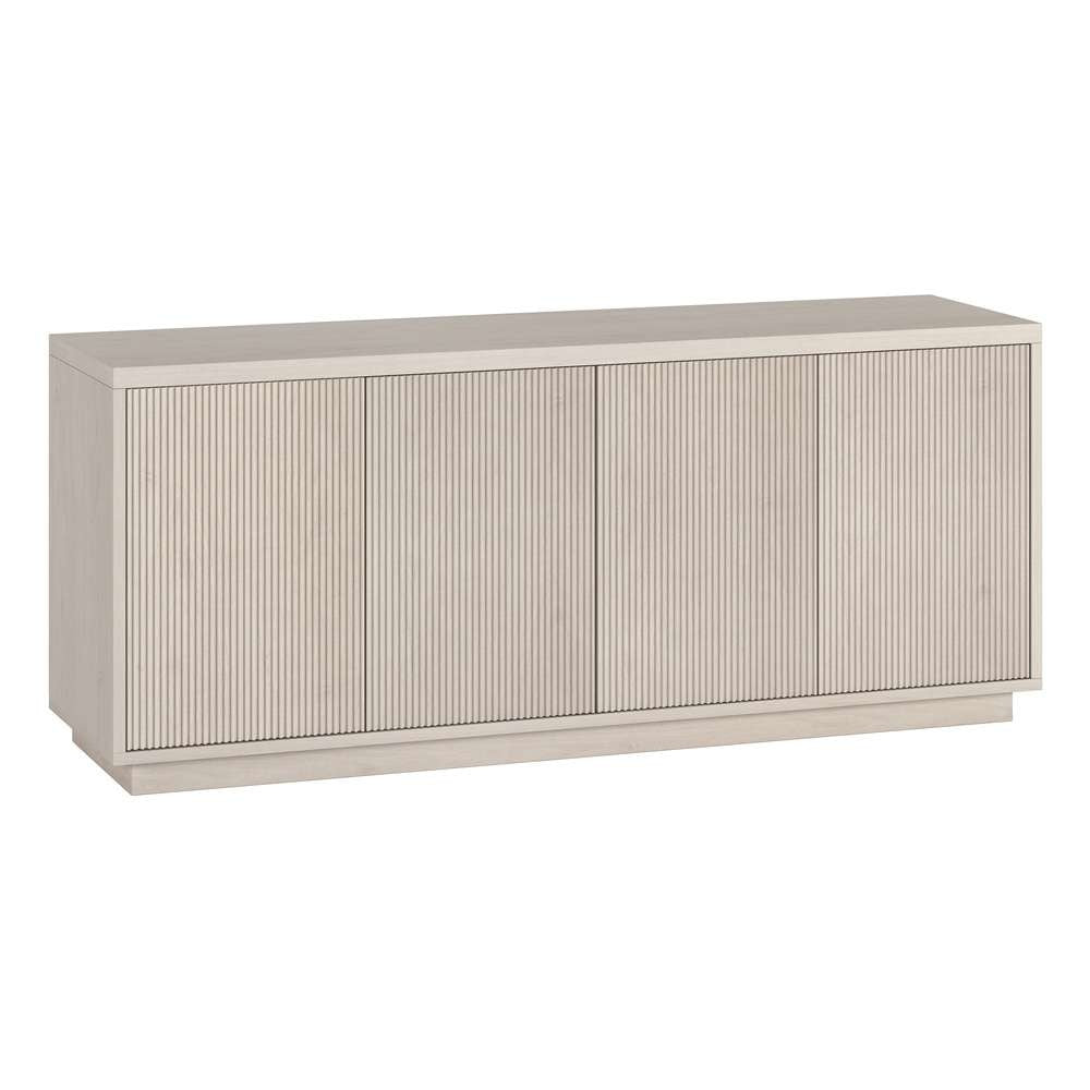 Hudson & Canal - Hanson Rectangular TV Stand for TVs up to 65in in Alder White - TV2101 veiw 1