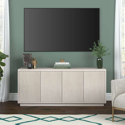Hudson & Canal - Hanson Rectangular TV Stand for TVs up to 65in in Alder White - TV2101 veiw 5