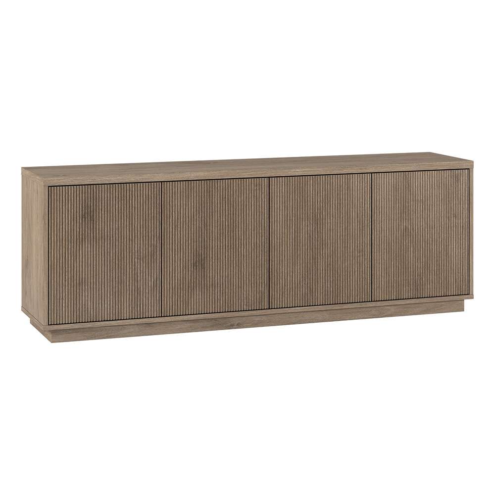 Hudson & Canal - Hanson Rectangular TV Stand for TVs up to 75in in Antiqued Gray Oak - TV2045 veiw 1
