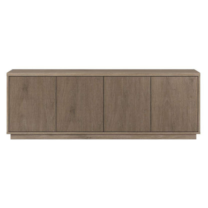 Hudson & Canal - Hanson Rectangular TV Stand for TVs up to 75in in Antiqued Gray Oak - TV2045 veiw 2