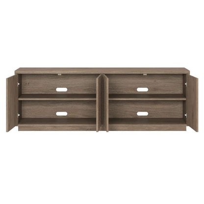 Hudson & Canal - Hanson Rectangular TV Stand for TVs up to 75in in Antiqued Gray Oak - TV2045 veiw 4