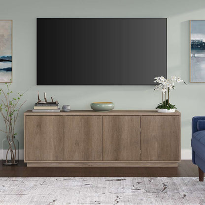 Hudson & Canal - Hanson Rectangular TV Stand for TVs up to 75in in Antiqued Gray Oak - TV2045 veiw 5