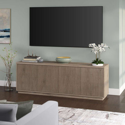 Hudson & Canal - Hanson Rectangular TV Stand for TVs up to 75in in Antiqued Gray Oak - TV2045 veiw 7