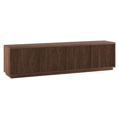 Hudson & Canal - Hanson Rectangular TV Stand for TVs up to 85in in Satin Walnut - TV2379 veiw 1