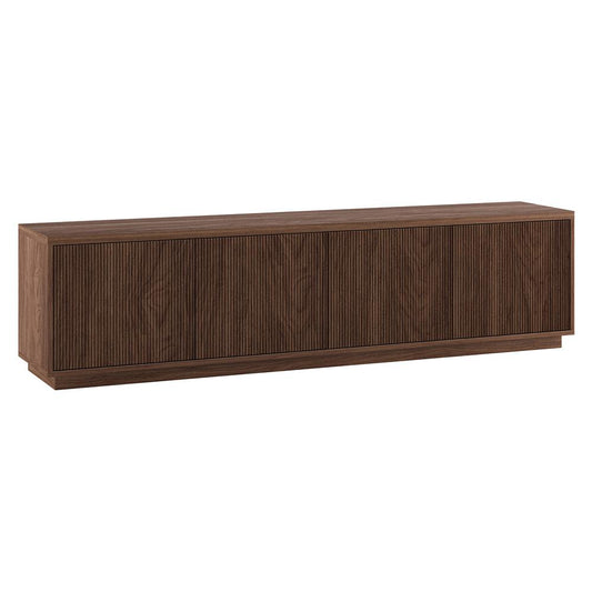 Hudson & Canal - Hanson Rectangular TV Stand for TVs up to 85in in Satin Walnut - TV2379 veiw 1