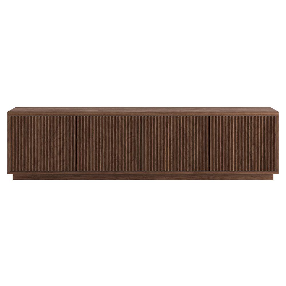 Hudson & Canal - Hanson Rectangular TV Stand for TVs up to 85in in Satin Walnut - TV2379 veiw 2