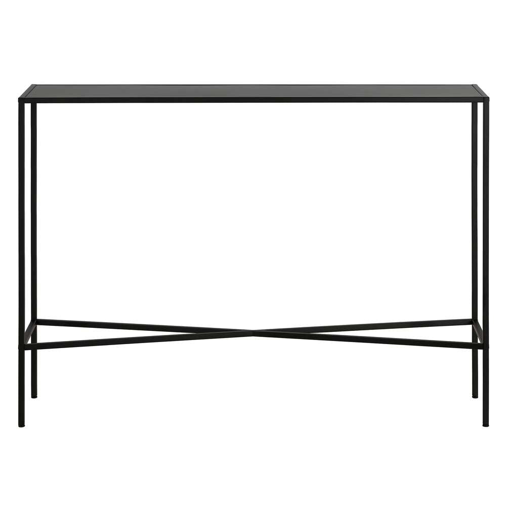 Hudson & Canal - Henley 42in Wide Rectangular Console Table with Metal Top in Blackened Bronze - AT1277 veiw 3