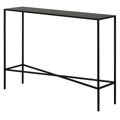 Hudson & Canal - Henley 42in Wide Rectangular Console Table with Metal Top in Blackened Bronze - AT1277 veiw 4