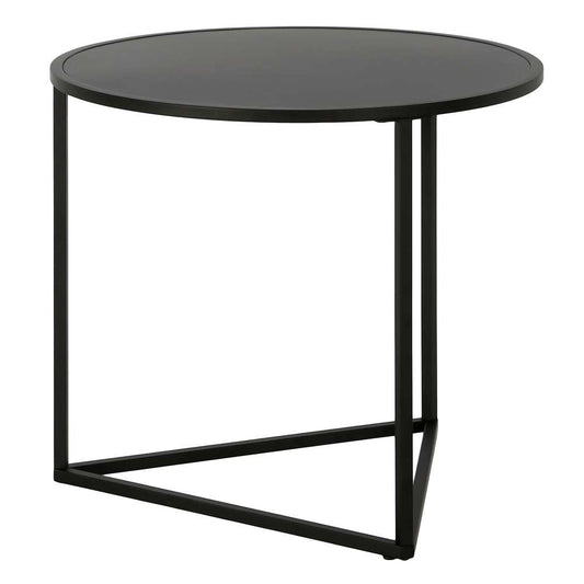 Hudson & Canal - Jenson 24in Wide Round Side Table with Metal Top in Blackened Bronze - ST1470 veiw 1