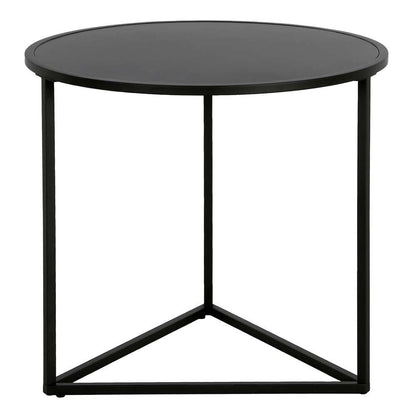 Hudson & Canal - Jenson 24in Wide Round Side Table with Metal Top in Blackened Bronze - ST1470 veiw 3