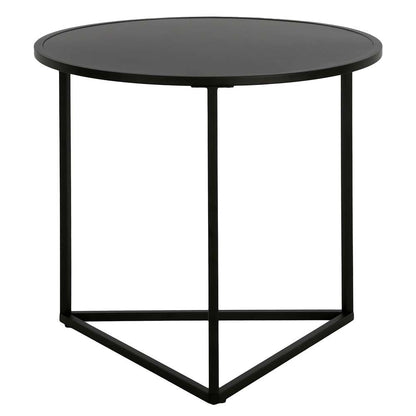 Hudson & Canal - Jenson 24in Wide Round Side Table with Metal Top in Blackened Bronze - ST1470 veiw 5