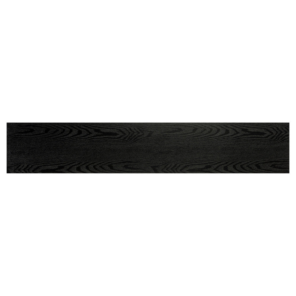 Hudson & Canal - Kira 64in Wide Rectangular Console Table in Blackened Bronze/Black Grain - AT1359