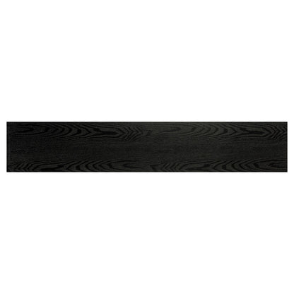 Hudson & Canal - Kira 64in Wide Rectangular Console Table in Blackened Bronze/Black Grain - AT1359