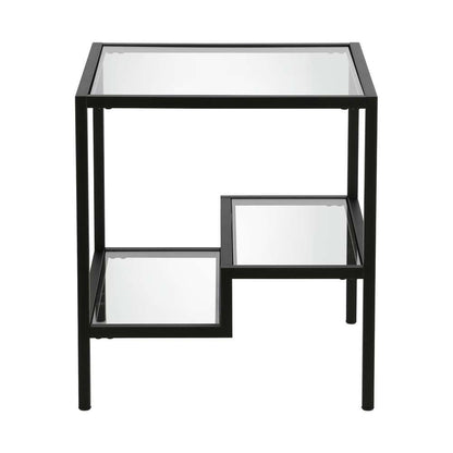 Hudson & Canal - Lovett 20in Wide Square Side Table in Blackened Bronze - ST0313 veiw 3