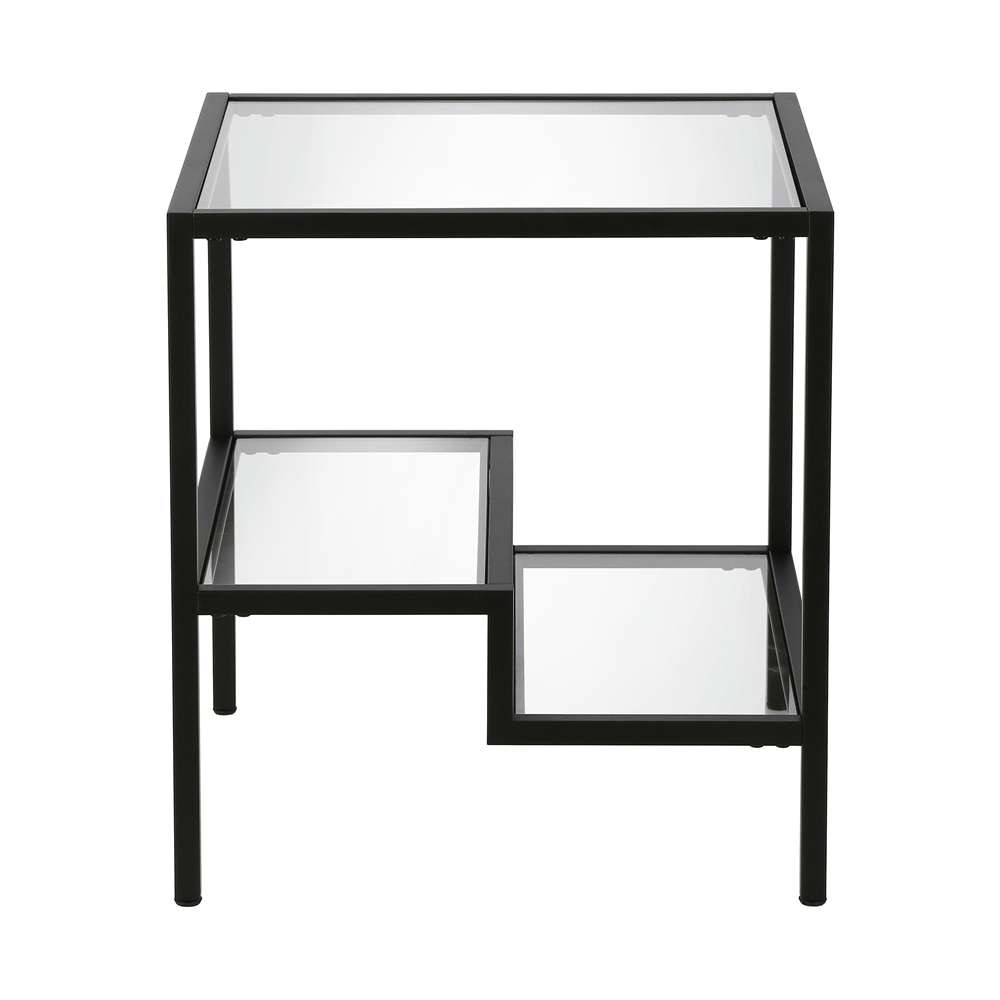 Hudson & Canal - Lovett 20in Wide Square Side Table in Blackened Bronze - ST0313 veiw 5