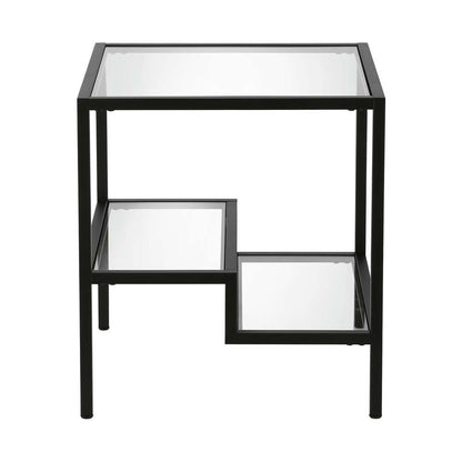 Hudson & Canal - Lovett 20in Wide Square Side Table in Blackened Bronze - ST0313 veiw 5