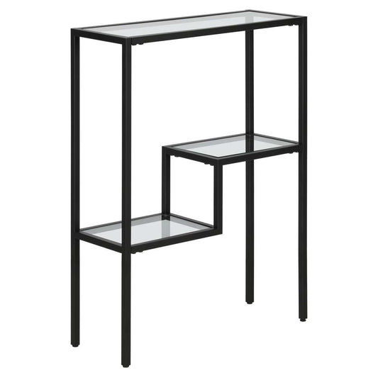 Hudson & Canal - Lovett 22in Wide Rectangular Console Table in Blackened Bronze - AT1703 veiw 1