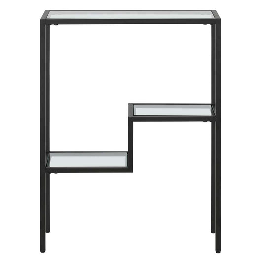 Hudson & Canal - Lovett 22in Wide Rectangular Console Table in Blackened Bronze - AT1703 veiw 3