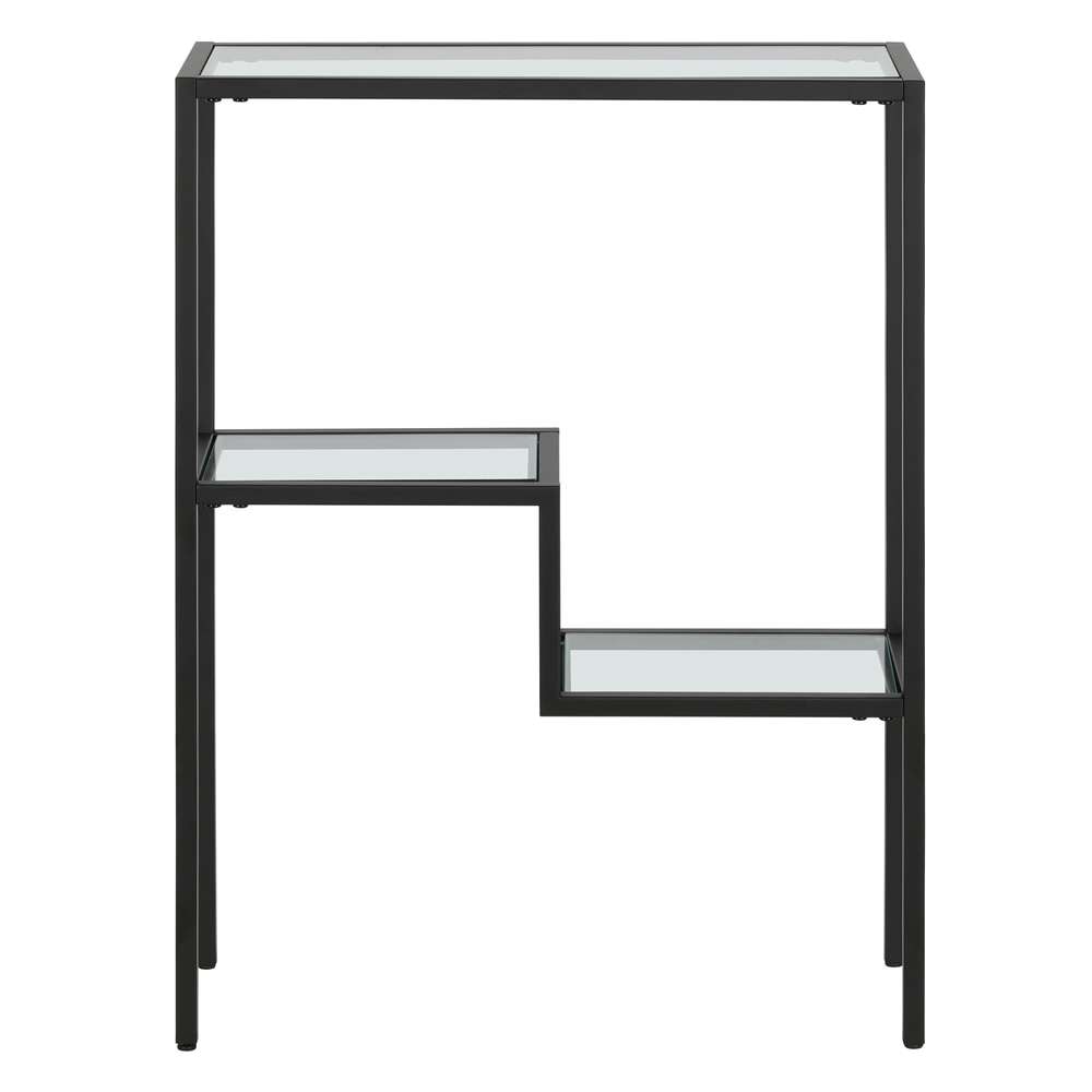 Hudson & Canal - Lovett 22in Wide Rectangular Console Table in Blackened Bronze - AT1703 veiw 5