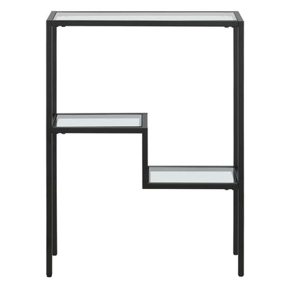 Hudson & Canal - Lovett 22in Wide Rectangular Console Table in Blackened Bronze - AT1703 veiw 5