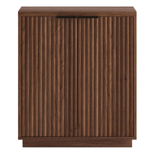 Hudson & Canal - Mansfield 28in Wide Rectangular Accent Cabinet in Satin Walnut - AC2337 veiw 2