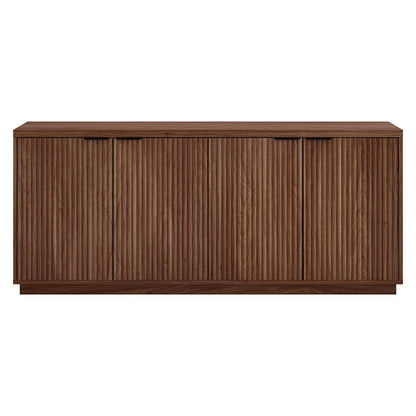 Hudson & Canal - Mansfield 68in Wide Rectangular Buffet Table in Satin Walnut - BF2338 veiw 2