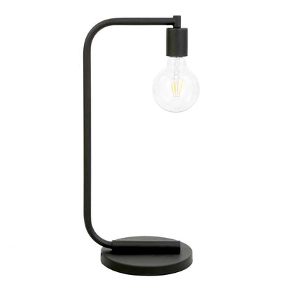 Hudson & Canal - Morgan 20in Tall Arc Table Lamp with No Shade in Blackened Bronze/No Shade - TL1027 veiw 1