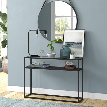 Hudson & Canal - Morgan 20in Tall Arc Table Lamp with No Shade in Blackened Bronze/No Shade - TL1027