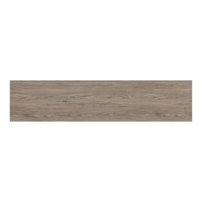 Hudson & Canal - Nia 45in Wide Rectangular Console Table in Blackened Bronze/Antiqued Gray Oak - AT1525