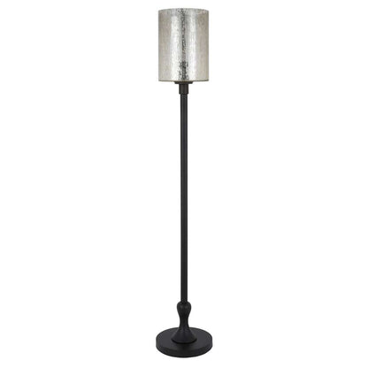 Hudson & Canal - Numit 68.75in Tall Floor Lamp with Glass Shade in Blackened Bronze/Mercury Glass - FL0012 veiw 1