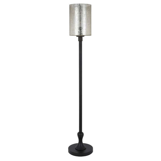 Hudson & Canal - Numit 68.75in Tall Floor Lamp with Glass Shade in Blackened Bronze/Mercury Glass - FL0012 veiw 1
