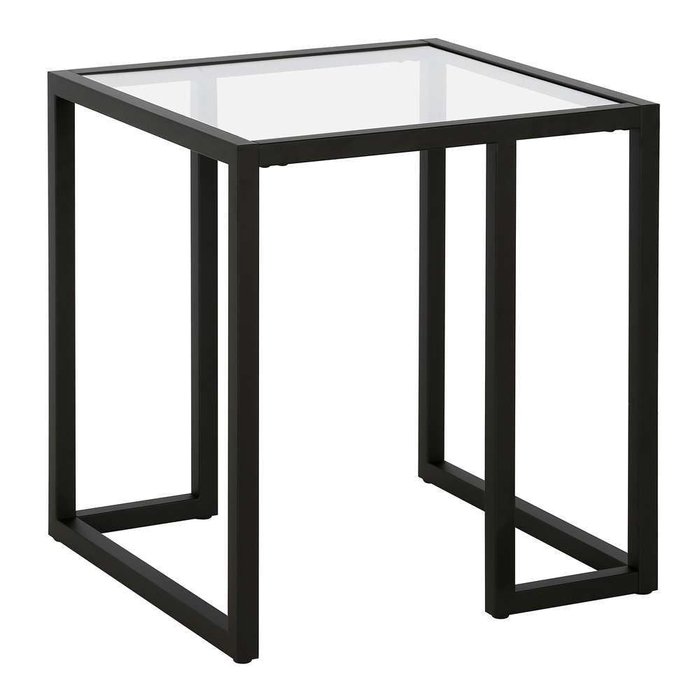 Hudson & Canal - Oscar 20in Wide Square Side Table in Blackened Bronze - ST1322 veiw 1