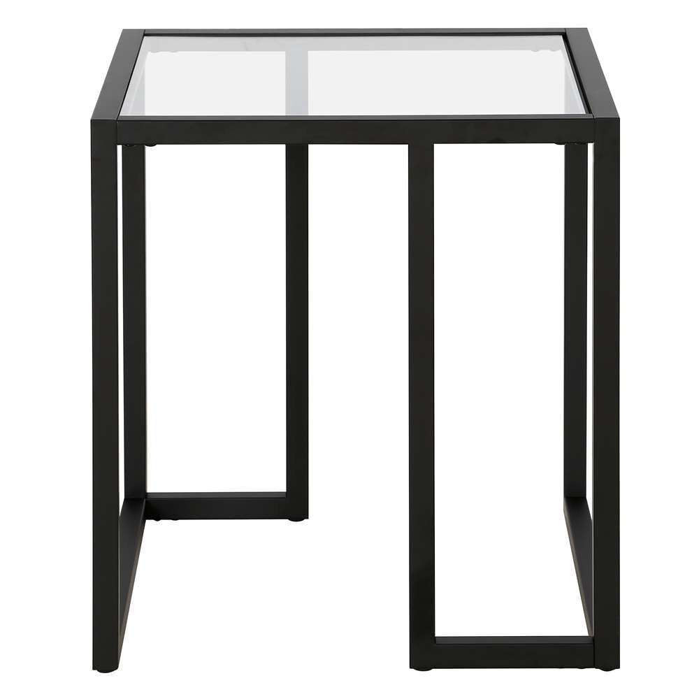Hudson & Canal - Oscar 20in Wide Square Side Table in Blackened Bronze - ST1322 veiw 3