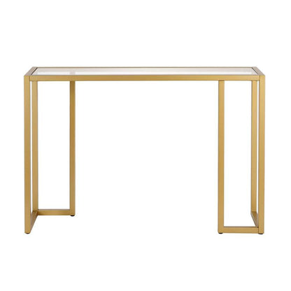 Hudson & Canal - Oscar 42in Wide Rectangular Console Table in Brass - AT0412 veiw 3