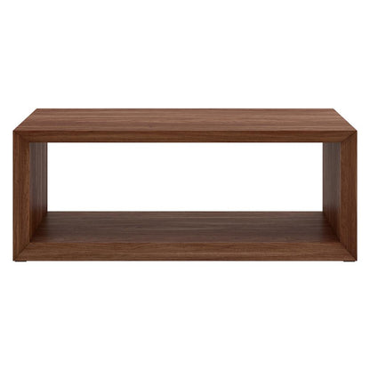 Hudson & Canal - Osmond 48in Wide Rectangular Coffee Table in Satin Walnut - CT2340 veiw 2