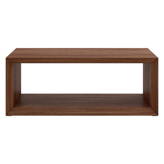 Hudson & Canal - Osmond 48in Wide Rectangular Coffee Table in Satin Walnut - CT2340 veiw 2