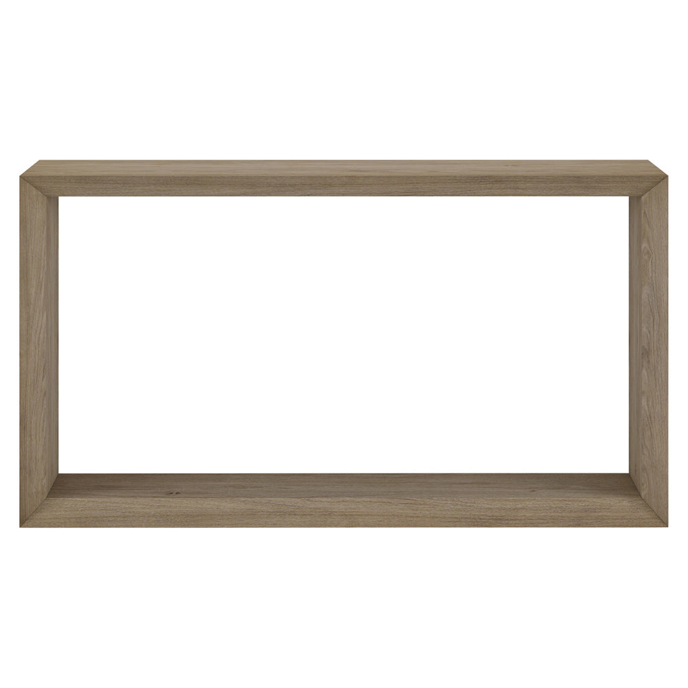 Hudson & Canal - Osmond 55in Wide Rectangular Console Table in Antiqued Gray Oak - AT1945