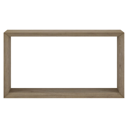 Hudson & Canal - Osmond 55in Wide Rectangular Console Table in Antiqued Gray Oak - AT1945