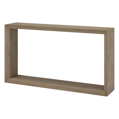 Hudson & Canal - Osmond 55in Wide Rectangular Console Table in Antiqued Gray Oak - AT1945