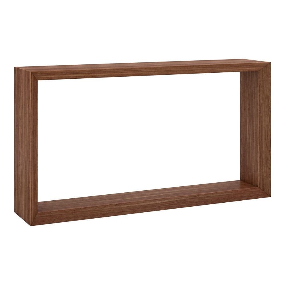 Hudson & Canal - Osmond 55in Wide Rectangular Console Table in Satin Walnut - AT2339 veiw 1