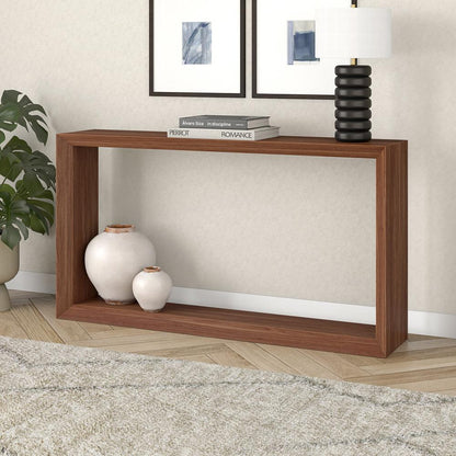 Hudson & Canal - Osmond 55in Wide Rectangular Console Table in Satin Walnut - AT2339 veiw 4