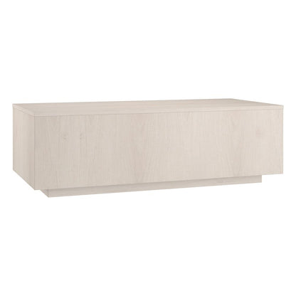 Hudson & Canal - Paxton 48in Wide Rectangular Coffee Table in Alder White - CT2172 veiw 1