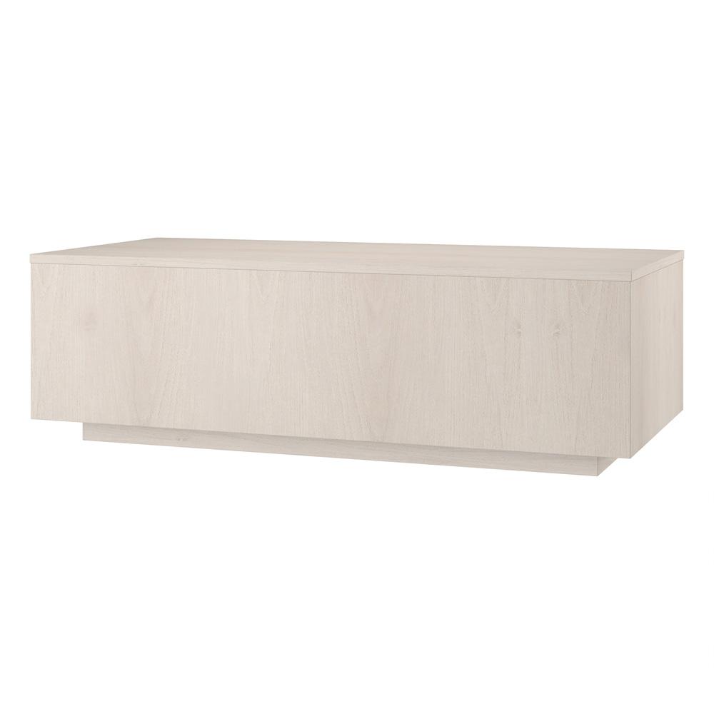 Hudson & Canal - Paxton 48in Wide Rectangular Coffee Table in Alder White - CT2172 veiw 3