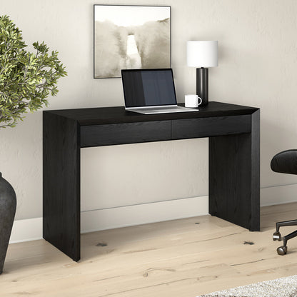 Hudson & Canal - Pembroke 48 Wide Rectangular Desk in Black Grain - OF2360