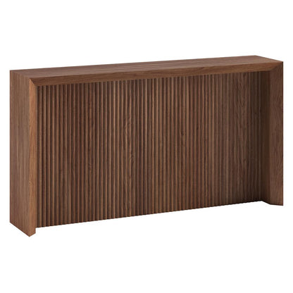 Hudson & Canal - Piedmont 56in Wide Rectangular Console Table in Satin Walnut - AT2342 veiw 1