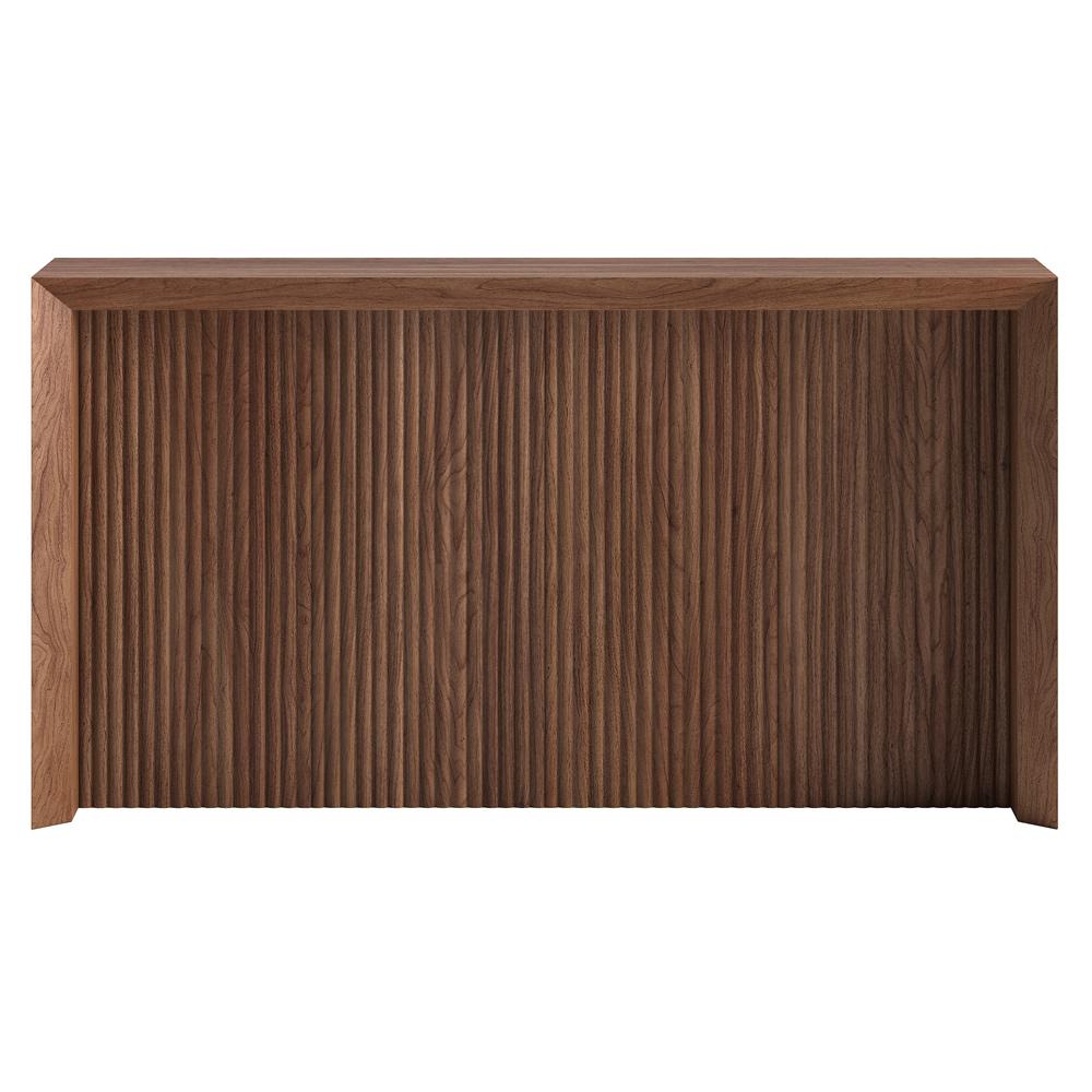 Hudson & Canal - Piedmont 56in Wide Rectangular Console Table in Satin Walnut - AT2342 veiw 2