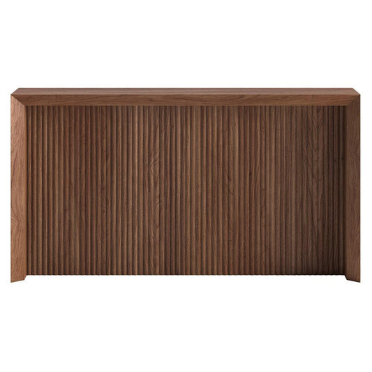 Hudson & Canal - Piedmont 56in Wide Rectangular Console Table in Satin Walnut - AT2342 veiw 2