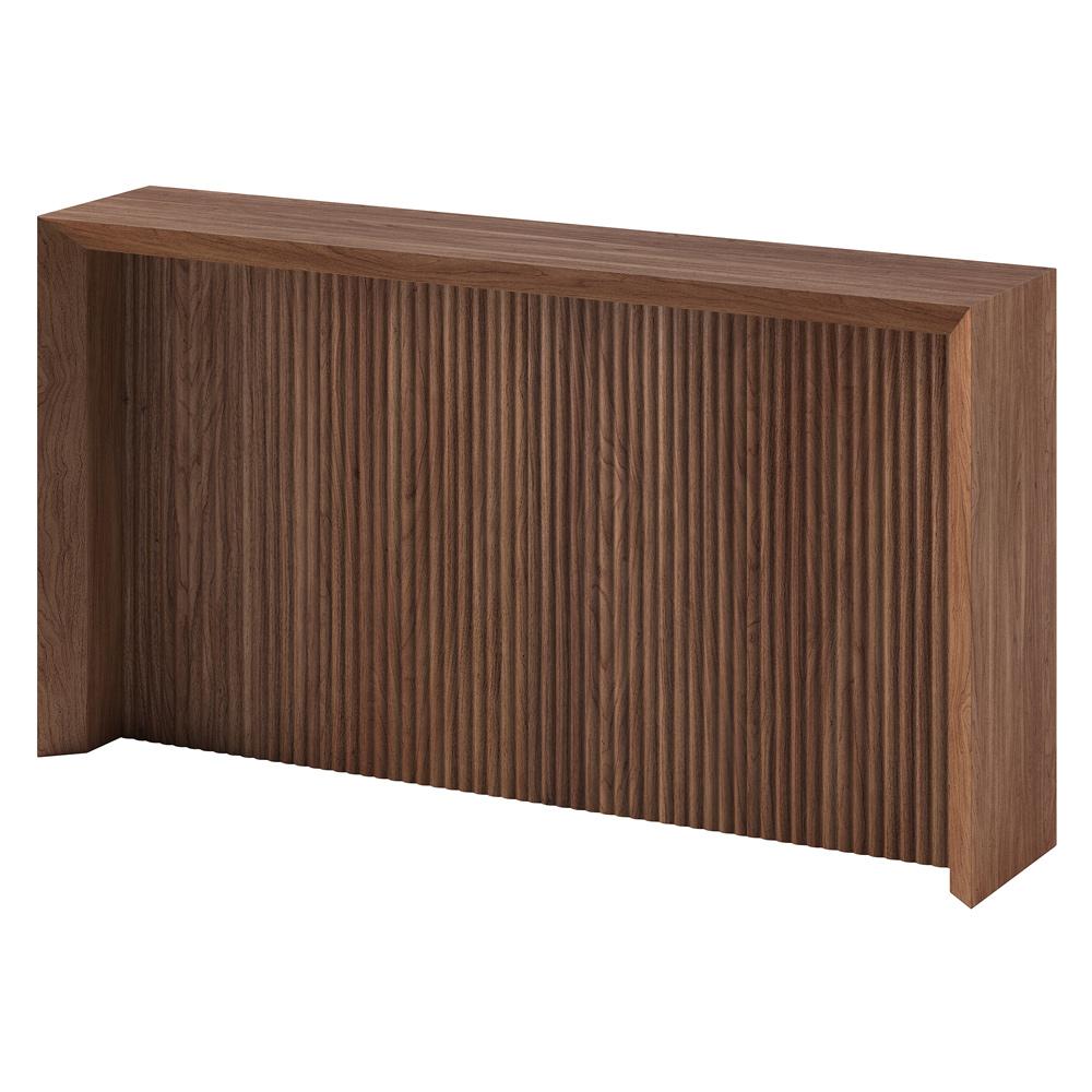 Hudson & Canal - Piedmont 56in Wide Rectangular Console Table in Satin Walnut - AT2342 veiw 3
