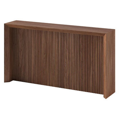 Hudson & Canal - Piedmont 56in Wide Rectangular Console Table in Satin Walnut - AT2342 veiw 3